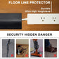 10Ft Floor Cord Cover Silicone Cable Protector Easy to Install Wire Organizer and Hider Ideal Extension Cord Cover for Home, Office, Garage (Black-10Ft)