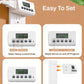 BN-LINK Digital Timer Outlet Indoor,24 Hour Light Timer Easy Programmable,Mini 2 Prong Plug in Timers for Electrical Outlets,Lamps,Fans,2 On/Off Programs,2 Pack,15A/1875W