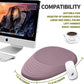 Hokafenle Ergonomic Mouse Pad Wrist Support, Terraced Slope Carpal Tunnel Wrist Pad for Mouse with Unibody Memory Foam, Wrist Rest Pain Relief Mousepad (Pale Purple, 11.8x7.9 in)