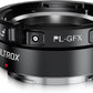 VILTROX PL-GFX Mount Adapter Ring Manual Focus Lens Converter with Rotary Lock Compatible with PL Lens to Fuji G Mount GFX Cameras Fuji GFX100S,GFX100,GFX50R,GFX50S,GFX50S II/PL-GFX Pro etc.