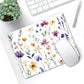 Mouse Pad, Cute Purple Wildflowers Mouse Pads for Desk, 9.5" x 7.9" Non-Slip Rubber Base Computer Mousepad with Women, Portable Square Design for Wireless Mouse and Pad Laptop Office & Travel