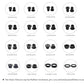 10 pcs 3/4" Drill Hole，3/8" ID Black Silicone Top hat Rubber Grommets for Wiring，Automotive，Firewall，Hole Plug，Desk，Screw，Water and Gas Pipe，Drain，House Siding，Cable Bushing，Glass，Wire Plug