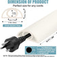 Floor Cord Cover Cable Cavity Self Adhesive Cord Hider Floor 10FT Floor Cable Management Power Cord Protector Floor Electric Cord Covers for Offices, Gym, Exhibitions (Beige, 0.78" x 10')