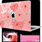 MEEgoodo Case for MacBook Pro 13 inch Case 2022 2021 2020 New A2338 M2/M1 A2251 A2289, Laptop Hard Shell with Keyboard & Camera Cover Compatible with 13 inch MacBook Pro, Groovy Daisy Flower
