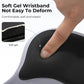 EooCoo Ergonomic Mouse Pad with Gel Wrist Rest Support Middle Concave Design, Relieve Wrist Pain Mousepad, Non-Slip Base for Laptop, Computer, Office Desk Accessories, Carpal Tunnel Syndrome
