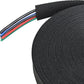 Heat Shrink Wire Loom 2:1 Shrinkable Braided Cable Sleeve 3/8 Inch ID-46ft Abrasion Protection Flexibility Fabric Wiring Harness Cover Sheath