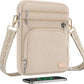 MoKo 9-11 Inch Tablet Sleeve Bag, Fits 11 inch iPad Air M3, iPad A16 2025, Pro 11 M4, iPad 10/9/8/7th, Tab S8/S9 11, Multifunctional Bag with Shoulder and Headphone Port, Sand