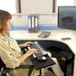 Ergonomic Laptop Keyboard Mouse Chair Stand Mount Holder Installed to Chair