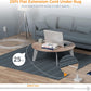 Flat Plug Long Extension Cord 25 Ft, TESSAN Power Strip Surge Protector with 8 Outlets 3 USB Ports (1 USB C), 900J Protection Desktop Charging Station for Home, Office, Dorm Room Essentials