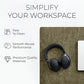 Nordik Large Felt Desk Mat – Timber Moss Green – 35 x 17 inch – Computer Desk Mat – Keyboard and Mouse Pad – Large Desktop Felt Pad