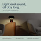 Kooduu Sensa Play Bluetooth Speaker Light with Sound by JBL - Cordless, Rechargeable Speaker & Light with Touch Control for Indoor/Outdoor Use, White