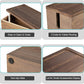 Large Cable Management Box, Burnt Wood Cord Organizer Box for Desk, Floor, Office to Hide Extension Cords Power Stripes Surge Protectors Chargers Wires