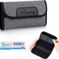 JJC 4 Pockets Filter Case for Round Filter Up to 58mm (37mm 40.5mm 43mm 46mm 49mm 52mm 55mm 58mm), Foldout Lens Filter Pouch with Microfiber Cleaning Cloth, Professional Photography Filter Bag