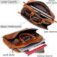 VC VINTAGE COUTURE Leather briefcase bag for men Leather Laptop Bags For Men and Women Travel Messenger Bag