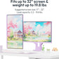 Pixio PS1D Wave Purple Dual Monitor Arm Stand Desk Mount - Fits up to 32 inches Monitors and up to 19.8lbs. VESA Compatibility and Integrated Cable Management