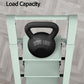 Taranta 3 Step Ladder,Lightweight Aluminum Step Stool with Convenient Handgrip, Folding Ladder with Anti-Slip Pedals, 330lbs Capacity Stepladder for Home, Office, Kitchen-Fairyland Green