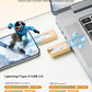 MFi Certified 256GB Flash Drive for iPhone iPad, Photo Stick for External Memory Storage, Easily Back Up and Save Photos Videos, USB Memory Stick Thumb Drive for iPhone/iPad/Android/PC (Gold, 256GB)