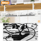 Under Desk Cable Management Tray, No Drill Steel Desk Cable Organizers, Wire Management Tray Cable Management Rack (24.4" Length-White)