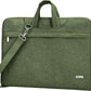 Voova Laptop Bag 15.6 Inch, Waterproof Computer Sleeve Carrying Case with Shoulder Straps & Handle Compatible with Macbook Air 15 M2/M3/M4, MacBook Pro 15/16, 15-16 Inch Hp Dell Lenovo, Army Green