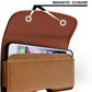 Holster for Samsung Galaxy Ultra S25 S24 S23 S22 S21 Note 20, Google Pixel 8 9 Pro XL – Extra Large Cell Phone Belt Holder Case with Clip, ID Card Pouch - Brown