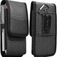 Njjex Cell Phone Holster for Samsung Galaxy S25 Ultra S24 S23 Plus S22 S21 S20 FE Note 20 Ultra A14 A15 A16 A17 A35 A36 iPhone 14 15 16 17 Pro Max Belt Clip Holster Phone Pouch Holder Carrying Case