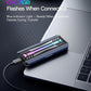 Inateck M.2 NVMe SATA SSD Enclosure with RGB,USB 3.2 Gen 2 (10 Gbps) Enclosure Support UASP Trim for NVME/SATA SSDs 2242/2260/2280(M Key), Tool-Free Installation(Up to 4TB)，FE2024