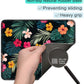 ITNRSIIET Mouse Pad with Stitched Edge Premium Textured Smooth Precise Operation Waterproof Washable Non-Slip Rubber Base Desktop Protection Mat, 10.2×8.3×0.12 inches, Beautiful Floral