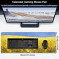 Field of Sunflowers Desk Mat,Large Sunflower Oil Painting Gaming Keyboard Mouse Pad,Non-Slip Rubber Base Desk Pad Thick Stitched Edges Waterproof Mousepad Mouse Mat 31.5"x11.8"