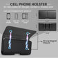 Leather Phone Holster for Men & Women, Horizontal Cell Phone Case - Fits iPhone Air 2025, 16/15/14 Plus/11 Pro Max, XS Max, Belt Clip/Loop Carrying Phone Pouch Holder, Black Large.