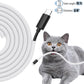 Cord Protectors from Pets No Chew, 3/8 inch 10ft Wire Protector Cord Covers for Pets, Flexible Cable Sleeve Cord Management for TV/Computer/Electric Wires/Phone Charging Cables, White