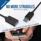 SABRENT 22AWG USB 3.0 Extension Cable - A-Male to A-Female [Black] 10 Feet (CB-3010)