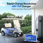 48V(51.2V) 105Ah LiFePO4 Lithium Battery for Golf Cart, Built-in Bluetooth & LCD Display, 200A BMS, Range of 70 Miles 15000+ Deep Cycles LiFePO4 Lithium Batterys