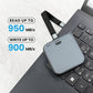 LinkMore 512GB Magnetic External Portable SSD – 950MB/s Read – for ProRes 4K – Phone SSD Compatible with MagSafe, USB-C, USB-A, iPhone 15/16, Mac, PC (NR P100)