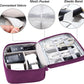 Electronics Organizer Travel Universal Cable Organizer Bag Waterproof Electronics Accessories Storage Cases for Cable, Charger, Phone, USB, SD Card, Hard Drives, Power Bank, Cords
