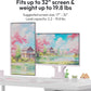 Pixio PS1D Wave Pink Dual Monitor Arm Stand Desk Mount - Fits up to 32 inches Monitors and up to 19.8lbs. VESA Compatibility and Integrated Cable Management