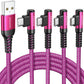 AINOPE USB C Cable [4-Pack, 3.1A] Type C Charger Fast Charging, Right Angle [10/6.6/3.3/3.3ft] USB A to USB C Cable Nylon Braided Compatible with Galaxy S22 S10 Plus S21 S20, Note 10, LG Google Pixel