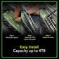 Addlink A93 1TB Storage Expansion for PS5 Console with Heatsink, Up to 7400mb/s, Gen 4 PCIe NVMe m.2 2280, SLC Cache Internal Solid State Drive(‎ad1TBA93M2P)