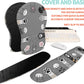 2-in-1 Ergonomic Set, Wave Rise Keyboard Wrist Rest and Massage Bulge Slope Mouse Pad Wrist Support, Cushion Memory Foam Integrated to Relieve Wrist Pain, Cute Cat Paws