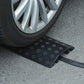 Medium 1 Piece - Floor Cord Cover Cord Protector Drop Over Drop Trak Cable Ramp for Office Warehouse - Black
