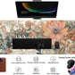 Japanese Minimalist Floral Desk Mat Aesthetic Flowers XL Large Extended Gaming Mouse Pad with Stitched Edges, Big Laptop Computer Keyboard and Mouse Mat for Girl Women Office Decor 31.5x11.8 in