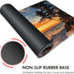 Galdas Gaming Mouse Pad XXL XL Large Mouse Pad Mat Long Extended Mousepad Desk Pad Non-Slip Rubber Mice Pads Stitched Edges Thin Pad (31.5x11.8x0.12 Inch)-Sunset Beach