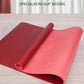 PU Leather Desk Pad Protector - 36"x17" Large Non-Slip Desk Mat, Waterproof Office Desk Blotter for Keyboard & Mouse, Premium Workstation Cover for Home & Office (Red)
