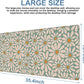 Retro Daisy Flowers Gaming Mouse Pad 3mm Thick Stitched Edge Waterproof Non-Slip Large Computer Keyboard Mouse Mat,Suitable for Office Entertainment Decorative Desk Pad 35.4 x 15.7 Inches