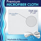 Portable Lens Cleaner Kit (6-Pack) – Travel Size with Premium Cleaning Solution, Refillable Spray + Microfiber Cloth – Safe for All Lenses, Compact, On-the-Go & Bulk Value