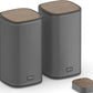 KEiiD Bluetooth Computer Speakers with Wireless Touch Control Pod for PC Laptop/Desktop Wireless Stereo Gaming Speakers, 4 EQ Modes, Aesthetic Style, 2024 New Model