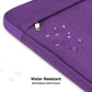 Voova 17 17.3 Inch Laptop Sleeve Case, Slim Women Men Shoulder Hand Bag Compatible with Razer Blade Pro 17, Lenovo Dell Asus Acer HP Notebook Messenger Briefcase with Strap, Waterproof, Purple
