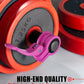 Narrow Barbell Clips 2.5cm Width for Olympic Bars, 0.9-1.18inch Adjustable Weight Clamps, Quick Release Locking Collars for Weightlifting