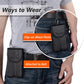 Hengwin Genuine Leather Cell Phone Holster for Belt Men, Vertical Phone Holder Belt Pouch Fits for iPhone 15 Pro Max 14 Pro Max 13 Pro Max Samsung Galaxy S24 Ultra Note9 Case with Belt Clip (Black)