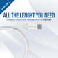 SABRENT 22AWG USB 3.0 Extension Cable - A-Male to A-Female [White] 10 Feet (CB-301W)