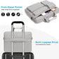 MOSISO Laptop Shoulder Bag, Computer Bag with 2 Raised&1 Flapover&1 Horizontal Pocket&Handle&Belt